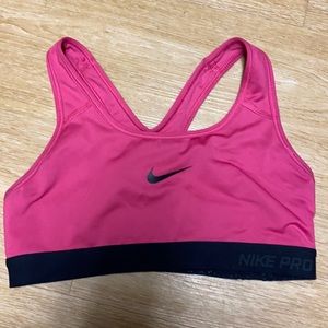 Pink Nike Sports Bra
